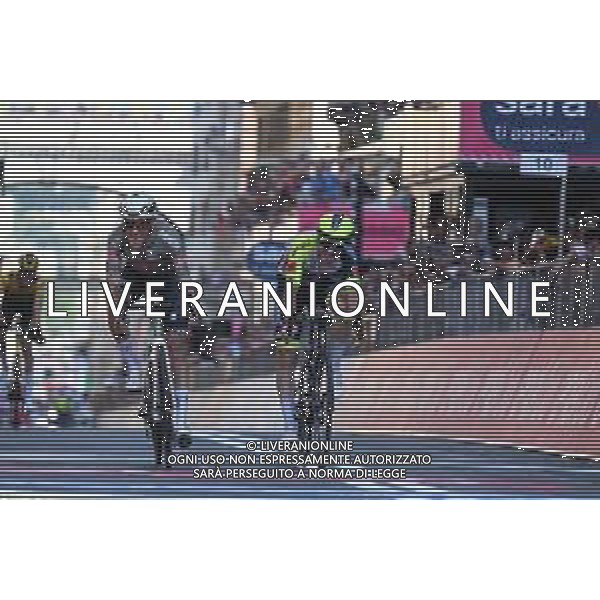 19-05-2022 Giro D\'italia; Tappa 12 Parma - Genova; 2022, Alpecin - Fenix; 2022, Intermarche - Wanty Gobert; Oldani, Stefano; Rota, Lorenzo; Genova; ©SIROTTI/AGENZIA ALDO LIVERANI SAS