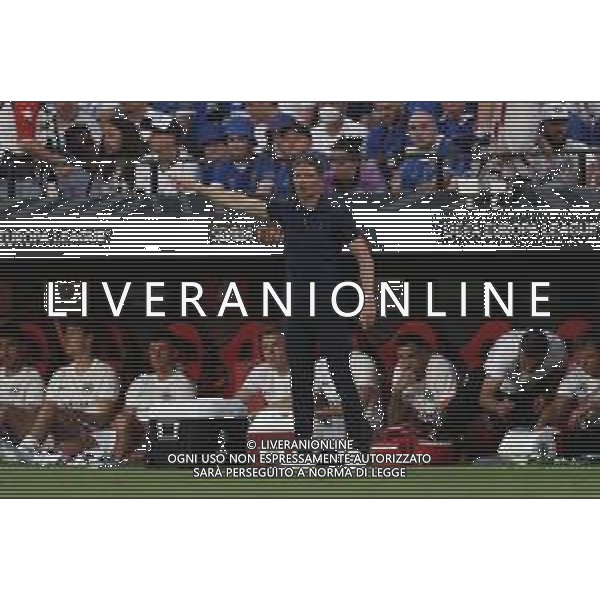 Francesco Scaccianoce/LMedia - UEFA Europa League 2022 Final - Eintracht vs Rangers - football Europa League match 2021/2022 May 18 2022 - Estadio Ramon Sanchez-Pizjuan Seville, Spain UEFA Europa League 2022 Final - Eintracht vs Rangers Photo showing: Olivier Glasner (Eintracht Frankfurt) gestures @Francesco Scaccianoce/LiveMedia /Ag. Aldo Liverani Sas