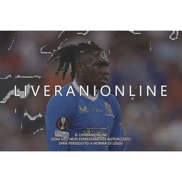 Francesco Scaccianoce/LMedia - UEFA Europa League 2022 Final - Eintracht vs Rangers - football Europa League match 2021/2022 May 18 2022 - Estadio Ramon Sanchez-Pizjuan Seville, Spain UEFA Europa League 2022 Final - Eintracht vs Rangers Photo showing: Calvin Bassey (Rangers FC) looks on @Francesco Scaccianoce/LiveMedia /Ag. Aldo Liverani Sas