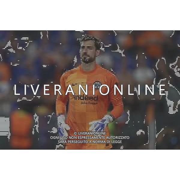 Francesco Scaccianoce/LMedia - UEFA Europa League 2022 Final - Eintracht vs Rangers - football Europa League match 2021/2022 May 18 2022 - Estadio Ramon Sanchez-Pizjuan Seville, Spain UEFA Europa League 2022 Final - Eintracht vs Rangers Photo showing: Kevin Trapp (Eintracht Frankfurt) looks on @Francesco Scaccianoce/LiveMedia /Ag. Aldo Liverani Sas