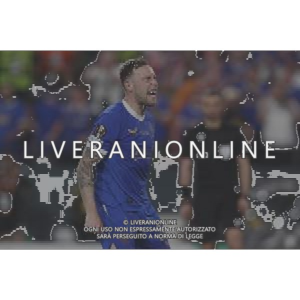 Francesco Scaccianoce/LMedia - UEFA Europa League 2022 Final - Eintracht vs Rangers - football Europa League match 2021/2022 May 18 2022 - Estadio Ramon Sanchez-Pizjuan Seville, Spain UEFA Europa League 2022 Final - Eintracht vs Rangers Photo showing: Scott Arfield (Rangers FC) reacts @Francesco Scaccianoce/LiveMedia /Ag. Aldo Liverani Sas