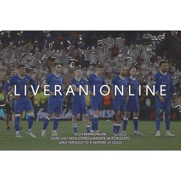 Francesco Scaccianoce/LMedia - UEFA Europa League 2022 Final - Eintracht vs Rangers - football Europa League match 2021/2022 May 18 2022 - Estadio Ramon Sanchez-Pizjuan Seville, Spain UEFA Europa League 2022 Final - Eintracht vs Rangers Photo showing: Rangers FC players watch the penalty shootout @Francesco Scaccianoce/LiveMedia /Ag. Aldo Liverani Sas