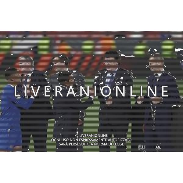 Francesco Scaccianoce/LMedia - UEFA Europa League 2022 Final - Eintracht vs Rangers - football Europa League match 2021/2022 May 18 2022 - Estadio Ramon Sanchez-Pizjuan Seville, Spain UEFA Europa League 2022 Final - Eintracht vs Rangers Photo showing: Giovanni Van Bronckhorst (Rangers FC) receives his runner up medal @Francesco Scaccianoce/LiveMedia /Ag. Aldo Liverani Sas