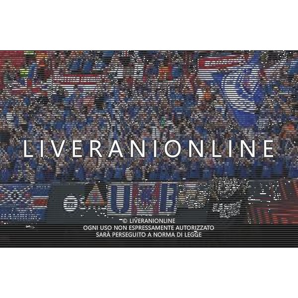 Francesco Scaccianoce/LMedia - UEFA Europa League 2022 Final - Eintracht vs Rangers - football Europa League match 2021/2022 May 18 2022 - Estadio Ramon Sanchez-Pizjuan Seville, Spain UEFA Europa League 2022 Final - Eintracht vs Rangers Photo showing: Rangers FC fans support their team @Francesco Scaccianoce/LiveMedia /Ag. Aldo Liverani Sas