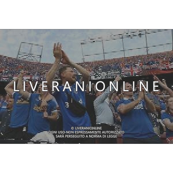 Francesco Scaccianoce/LMedia - UEFA Europa League 2022 Final - Eintracht vs Rangers - football Europa League match 2021/2022 May 18 2022 - Estadio Ramon Sanchez-Pizjuan Seville, Spain UEFA Europa League 2022 Final - Eintracht vs Rangers Photo showing: Rangers FC fans support their team @Francesco Scaccianoce/LiveMedia /Ag. Aldo Liverani Sas