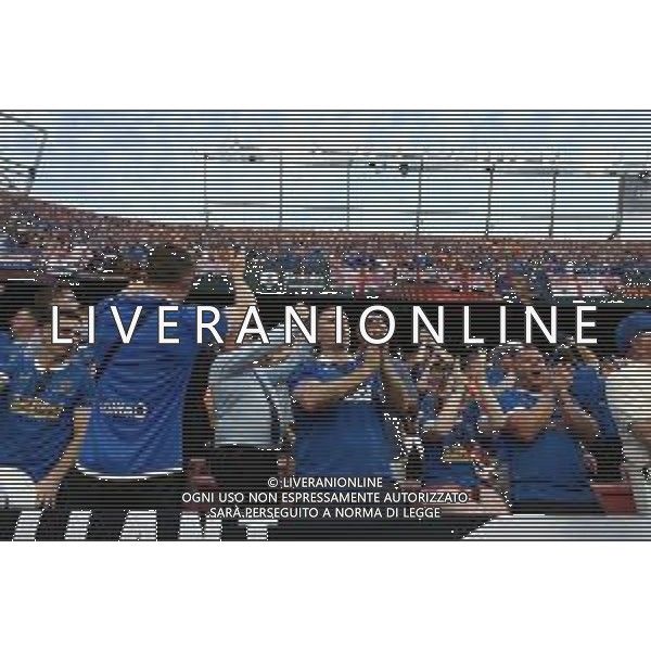 Francesco Scaccianoce/LMedia - UEFA Europa League 2022 Final - Eintracht vs Rangers - football Europa League match 2021/2022 May 18 2022 - Estadio Ramon Sanchez-Pizjuan Seville, Spain UEFA Europa League 2022 Final - Eintracht vs Rangers Photo showing: Rangers FC fans support their team @Francesco Scaccianoce/LiveMedia /Ag. Aldo Liverani Sas