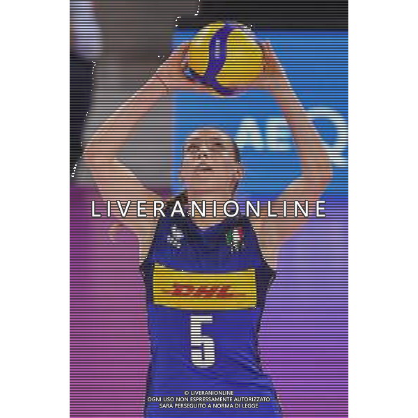 Lisa Guglielmi/LMedia - Test Match - Women Italy vs Women Croatia - Volleyball Test Match May 19 2022 - Pala Wanny Florence, Italy Test Match - Women Italy vs Women Croatia Photo showing: Ofelia Malinov (Italy) @Lisa Guglielmi/LiveMedia /Ag. Aldo Liverani Sas