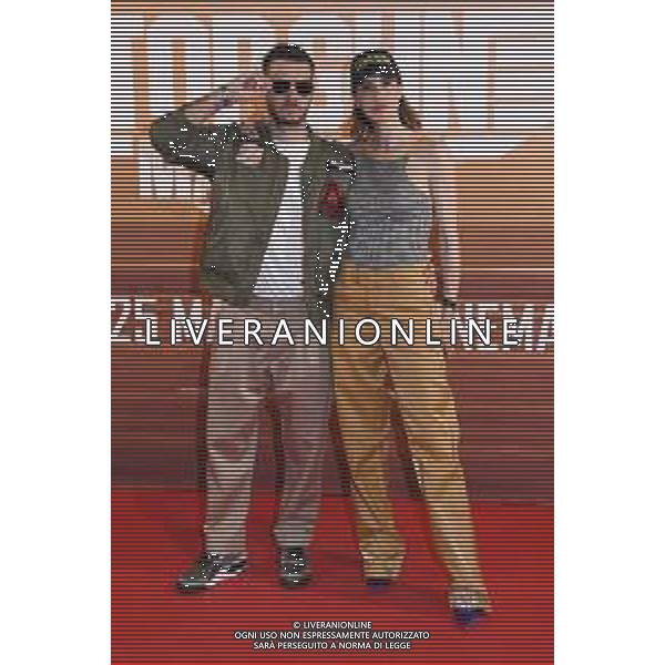 ¬© TVRG Photocall Top Gun Maverick nella foto Alessandro Cattelan e Ludovica Sauer Milano 19-05-2022 Photocall in occasione della proiezione in anteprima del film Top Gun Maverick presso The Space Cinema Odeon foto Roberto Garavaglia/ag. Aldo Liverani sas/Ag. Aldo Liverani Sas