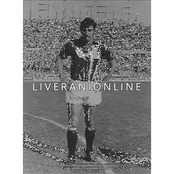 archivio M.B. NELLA FOTO IL CALCIATORE CARLO PETRINI AG ALDO LIVERANI