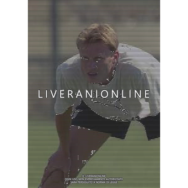 1999-ALLENAMENTO LAZIO CALCIO NELLA FOTO KENNET ANDERSSON AG ALDO LIVERANI SAS