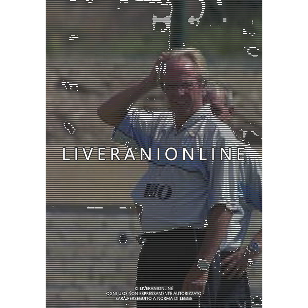 1999-ALLENAMENTO LAZIO CALCIO NELLA FOTO SVEN GORAN ERIKSSON ALLENATORE LAZIO CALCIO AG ALDO LIVERANI SAS