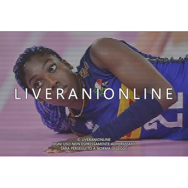 Lisa Guglielmi/LMedia - Test Match - Women Italy vs Women Croatia - Volleyball Test Match May 19 2022 - Pala Wanny Florence, Italy Test Match - Women Italy vs Women Croatia Photo showing: Terry Enweonwu (Italy) @Lisa Guglielmi/LiveMedia /Ag. Aldo Liverani Sas