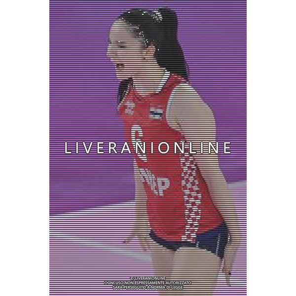 Lisa Guglielmi/LMedia - Test Match - Women Italy vs Women Croatia - Volleyball Test Match May 19 2022 - Pala Wanny Florence, Italy Test Match - Women Italy vs Women Croatia Photo showing: Happiness of Klara Peric (Croatia) @Lisa Guglielmi/LiveMedia /Ag. Aldo Liverani Sas