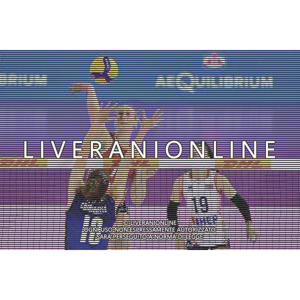 Lisa Guglielmi/LMedia - Test Match - Women Italy vs Women Croatia - Volleyball Test Match May 19 2022 - Pala Wanny Florence, Italy Test Match - Women Italy vs Women Croatia Photo showing: Martina Samadan (Croatia) @Lisa Guglielmi/LiveMedia /Ag. Aldo Liverani Sas
