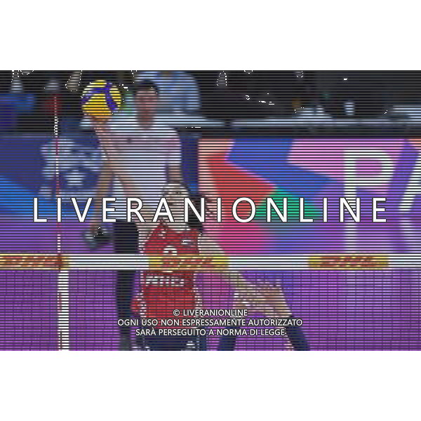 Lisa Guglielmi/LMedia - Test Match - Women Italy vs Women Croatia - Volleyball Test Match May 19 2022 - Pala Wanny Florence, Italy Test Match - Women Italy vs Women Croatia Photo showing: Mika Grbavica (Croatia) @Lisa Guglielmi/LiveMedia /Ag. Aldo Liverani Sas