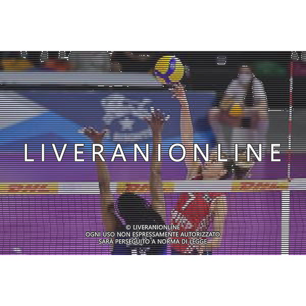 Lisa Guglielmi/LMedia - Test Match - Women Italy vs Women Croatia - Volleyball Test Match May 19 2022 - Pala Wanny Florence, Italy Test Match - Women Italy vs Women Croatia Photo showing: Laura Milos (Croatia) @Lisa Guglielmi/LiveMedia /Ag. Aldo Liverani Sas