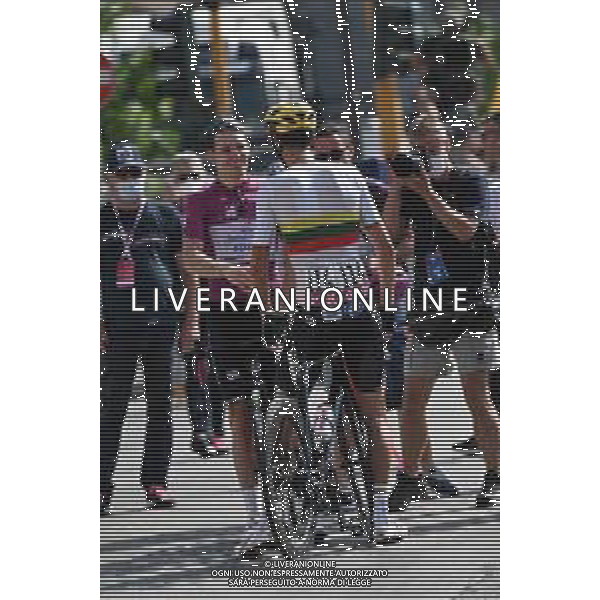20-05-2022 Giro D\'italia; Tappa 13 Sanremo - Cuneo; 2022, Groupama - Fdj; Demare, Arnaud; Konovalovas, Ignatas; Cuneo; ©SIROTTI/AGENZIA ALDO LIVERANI SAS
