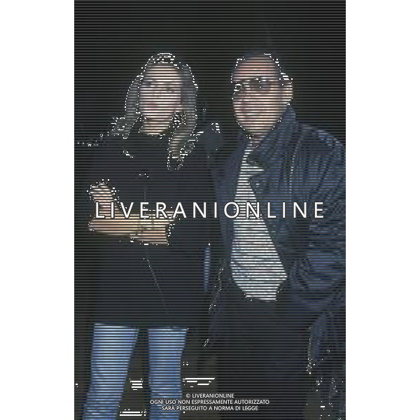 RETROSPETTIVA ISABELLA FERRARI ATTRICE NELLA FOTO ISABELLA FERRARI CON GIANNI BONCOMPAGNI NELL\'ANNO 1986 A ROMA AG ALDO LIVERANI SAS