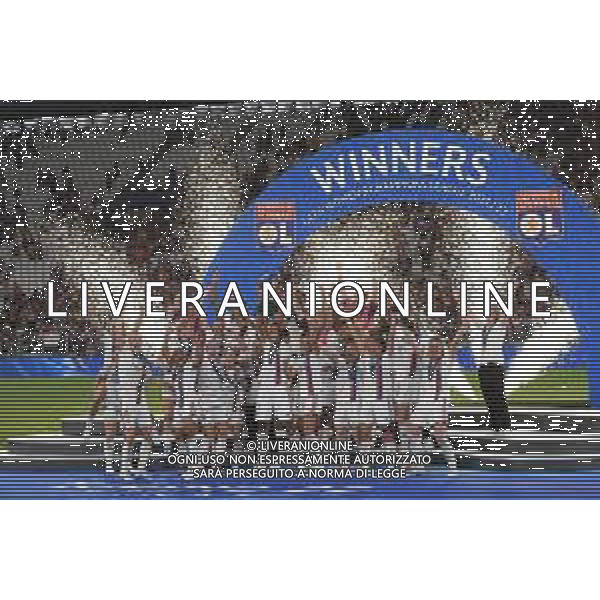 TVMV-Torino 21.05.2022 Allianz Stadium ©Manuela Viganti/Agenzia Aldo Liverani Barcellona vs Lione Uefa Women\'s Champions League Final 2022 Nella foto : l\'olympique lione vince la champions league femminile 2022 - Festeggiamenti esultanza fine gara ©VIGANTI/AGENZIA ALDO LIVERANI SAS