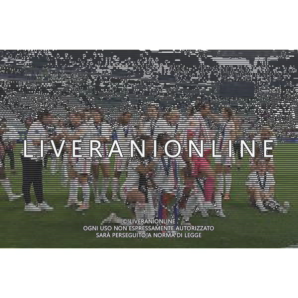 TVMV-Torino 21.05.2022 Allianz Stadium ©Manuela Viganti/Agenzia Aldo Liverani Barcellona vs Lione Uefa Women\'s Champions League Final 2022 Nella foto : l\'olympique lione vince la champions league femminile 2022 - Festeggiamenti esultanza fine gara ©VIGANTI/AGENZIA ALDO LIVERANI SAS