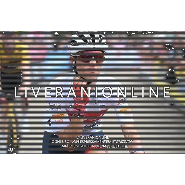 22-05-2022 Giro D\'italia; Tappa 15 Rivarolo Canavese - Cogne; 2022, Trek - Segafredo; Lopez, Juan Pedro; Rivarolo Canavese; ©SIROTTI/AGENZIA ALDO LIVERANI SAS
