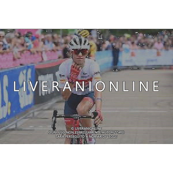 22-05-2022 Giro D\'italia; Tappa 15 Rivarolo Canavese - Cogne; 2022, Trek - Segafredo; Lopez, Juan Pedro; Rivarolo Canavese; ©SIROTTI/AGENZIA ALDO LIVERANI SAS