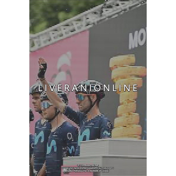 22-05-2022 Giro D\'italia; Tappa 15 Rivarolo Canavese - Cogne; 2022, Movistar; Valverde, Alejandro; Rivarolo Canavese; ©SIROTTI/AGENZIA ALDO LIVERANI SAS