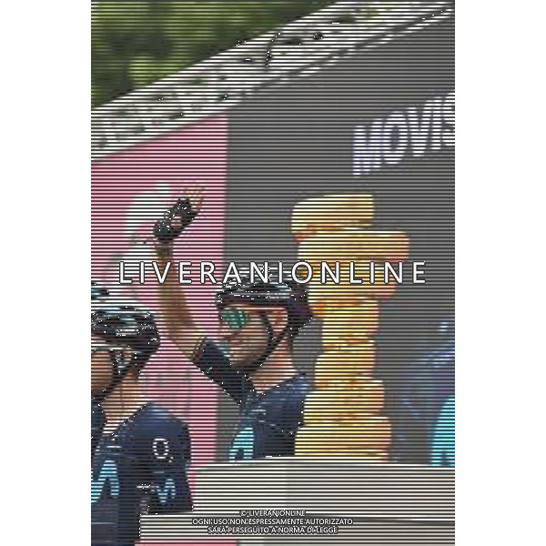 22-05-2022 Giro D\'italia; Tappa 15 Rivarolo Canavese - Cogne; 2022, Movistar; Valverde, Alejandro; Rivarolo Canavese; ©SIROTTI/AGENZIA ALDO LIVERANI SAS