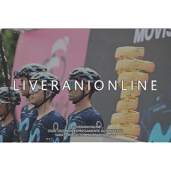 22-05-2022 Giro D\'italia; Tappa 15 Rivarolo Canavese - Cogne; 2022, Movistar; Valverde, Alejandro; Rivarolo Canavese; ©SIROTTI/AGENZIA ALDO LIVERANI SAS