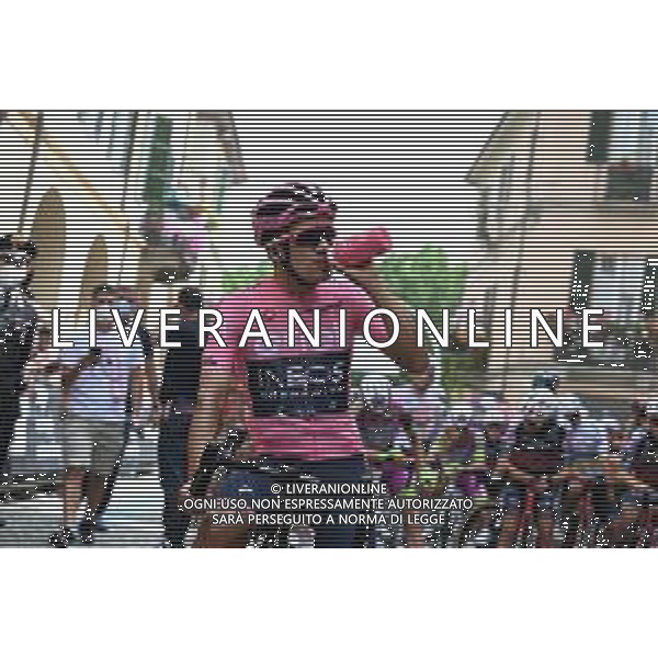 22-05-2022 Giro D\'italia; Tappa 15 Rivarolo Canavese - Cogne; 2022, Ineos - Grenadiers; Carapaz Antonio, Richard Antonio; Rivarolo Canavese; ©SIROTTI/AGENZIA ALDO LIVERANI SAS