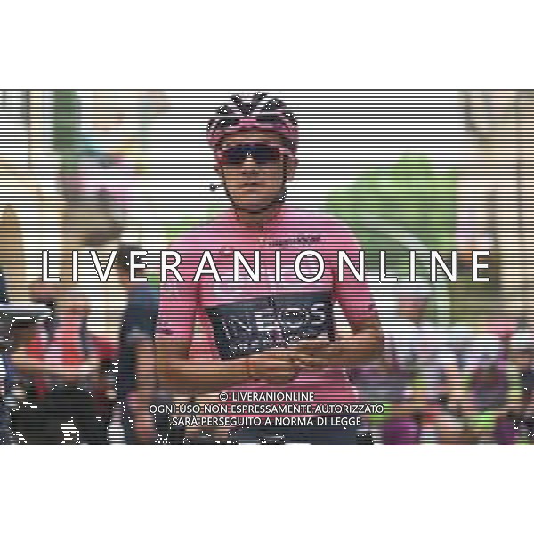 22-05-2022 Giro D\'italia; Tappa 15 Rivarolo Canavese - Cogne; 2022, Ineos - Grenadiers; Carapaz Antonio, Richard Antonio; Rivarolo Canavese; ©SIROTTI/AGENZIA ALDO LIVERANI SAS