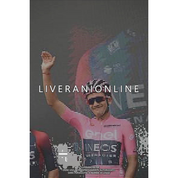22-05-2022 Giro D\'italia; Tappa 15 Rivarolo Canavese - Cogne; 2022, Ineos - Grenadiers; Carapaz Antonio, Richard Antonio; Rivarolo Canavese; ©SIROTTI/AGENZIA ALDO LIVERANI SAS