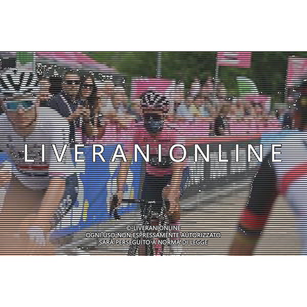 22-05-2022 Giro D\'italia; Tappa 15 Rivarolo Canavese - Cogne; 2022, Ineos - Grenadiers; Carapaz Antonio, Richard Antonio; Rivarolo Canavese; ©SIROTTI/AGENZIA ALDO LIVERANI SAS