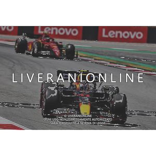 Sergio Perez (MEX) Red Bull Racing RB18. 22.05.2022. Formula 1 World Championship, Rd 6, Spanish Grand Prix, Barcelona, Spain, Race Day. - www.xpbimages.com, EMail: requests@xpbimages.com © Copyright: Bearne / XPB ImagesAGENZIA ALDO LIVERANI SAS - ITALY ONLY EDITORIAL USE ONLY