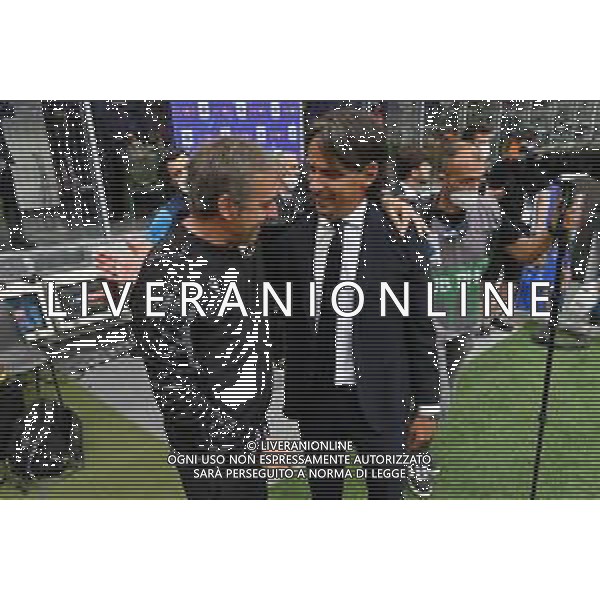 Marco Giampaolo allenatore Sampdoria SX e Simone Inzaghi allenatore Inter DX Inter vs Sampdoria Milano 22-05-2022 Stadio Giuseppe Meazza - San Siro Campionato Serie A TIM - 38a giornata foto Roberto Garavaglia/ag. Aldo Liverani sasAGENZIA ALDO LIVERANI SAS