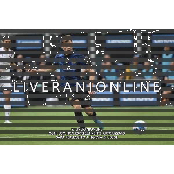 Nicolo\' Barella (Inter) serve a Ivan Perisic (Inter) la palla per il gol dell\'1 a 0 Inter vs Sampdoria Milano 22-05-2022 Stadio Giuseppe Meazza - San Siro Campionato Serie A TIM - 38a giornata foto Roberto Garavaglia/ag. Aldo Liverani sas