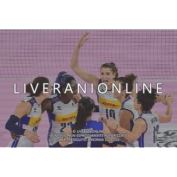 Lisa Guglielmi/LMedia - Test Match - Women Italy vs Women Bulgaria - Volleyball Test Match May 22 2022 - Pala Wanny Florence, Italy Test Match - Women Italy vs Women Bulgaria Photo showing: Happiness of Italy @Lisa Guglielmi/LiveMedia AG ALDO LIVERANI SAS