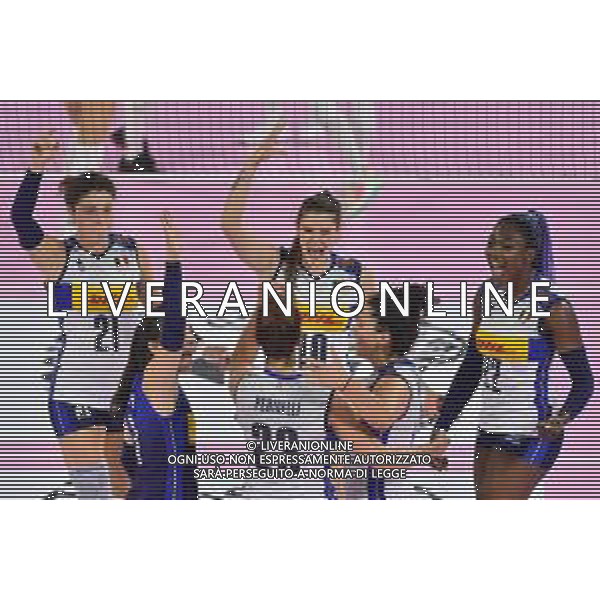 Lisa Guglielmi/LMedia - Test Match - Women Italy vs Women Bulgaria - Volleyball Test Match May 22 2022 - Pala Wanny Florence, Italy Test Match - Women Italy vs Women Bulgaria Photo showing: Happiness of Italy @Lisa Guglielmi/LiveMedia AG ALDO LIVERANI SAS