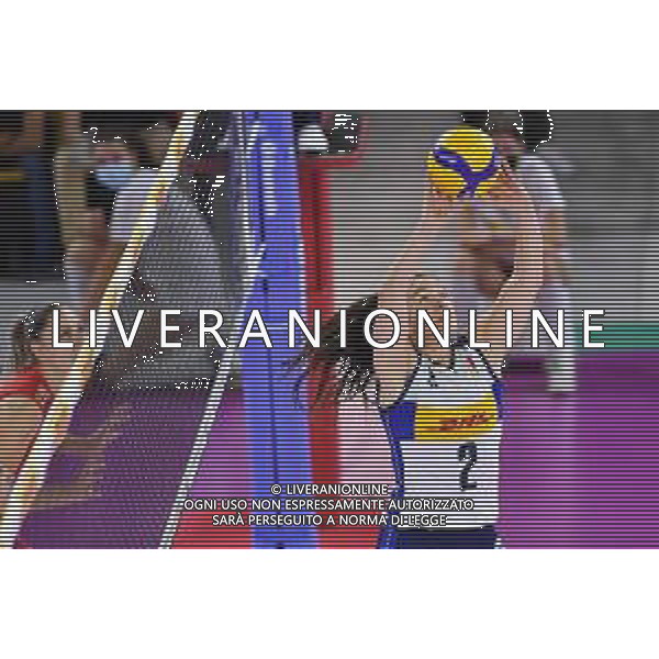 Lisa Guglielmi/LMedia - Test Match - Women Italy vs Women Bulgaria - Volleyball Test Match May 22 2022 - Pala Wanny Florence, Italy Test Match - Women Italy vs Women Bulgaria Photo showing: Francesca Bosio (Italy) @Lisa Guglielmi/LiveMedia AG ALDO LIVERANI SAS