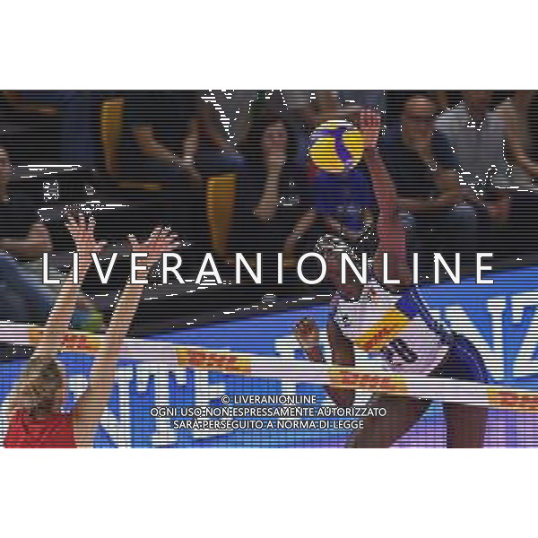 Lisa Guglielmi/LMedia - Test Match - Women Italy vs Women Bulgaria - Volleyball Test Match May 22 2022 - Pala Wanny Florence, Italy Test Match - Women Italy vs Women Bulgaria Photo showing: Bintu Diop (Italy) @Lisa Guglielmi/LiveMedia /AGENZIA ALDO LIVERANI SAS