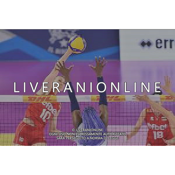 Lisa Guglielmi/LMedia - Test Match - Women Italy vs Women Bulgaria - Volleyball Test Match May 22 2022 - Pala Wanny Florence, Italy Test Match - Women Italy vs Women Bulgaria Photo showing: Mira Todorova (Bulgaria) @Lisa Guglielmi/LiveMedia /AGENZIA ALDO LIVERANI SAS