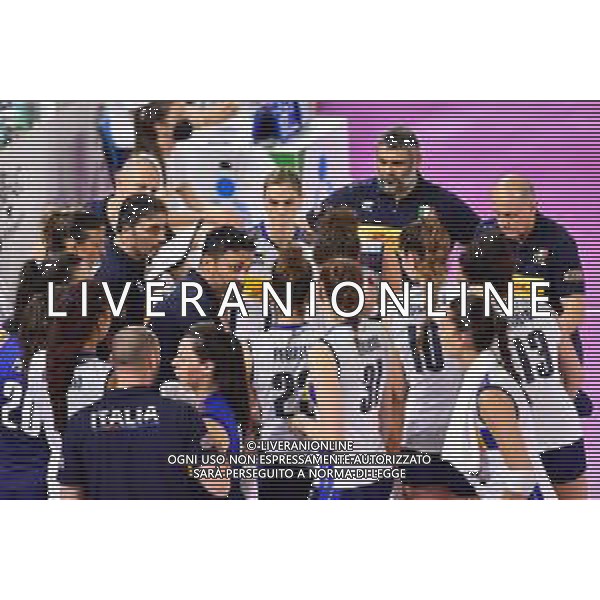 Lisa Guglielmi/LMedia - Test Match - Women Italy vs Women Bulgaria - Volleyball Test Match May 22 2022 - Pala Wanny Florence, Italy Test Match - Women Italy vs Women Bulgaria Photo showing: Time-out Italy @Lisa Guglielmi/LiveMedia /AGENZIA ALDO LIVERANI SAS