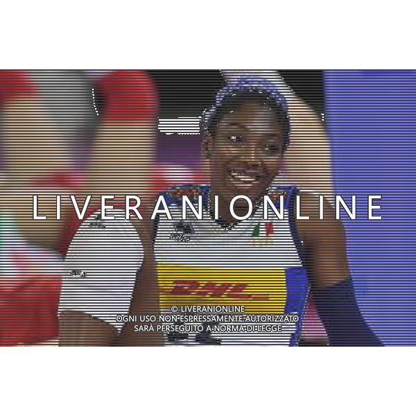 Lisa Guglielmi/LMedia - Test Match - Women Italy vs Women Bulgaria - Volleyball Test Match May 22 2022 - Pala Wanny Florence, Italy Test Match - Women Italy vs Women Bulgaria Photo showing: Terry Enweonwu (Italy) @Lisa Guglielmi/LiveMedia /AGENZIA ALDO LIVERANI SAS