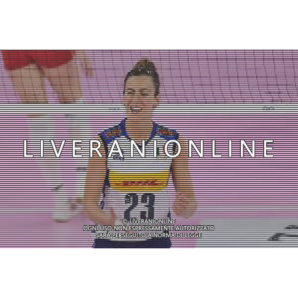 Lisa Guglielmi/LMedia - Test Match - Women Italy vs Women Bulgaria - Volleyball Test Match May 22 2022 - Pala Wanny Florence, Italy Test Match - Women Italy vs Women Bulgaria Photo showing: Happiness of Elena Perinelli (Italy) @Lisa Guglielmi/LiveMedia /AGENZIA ALDO LIVERANI SAS
