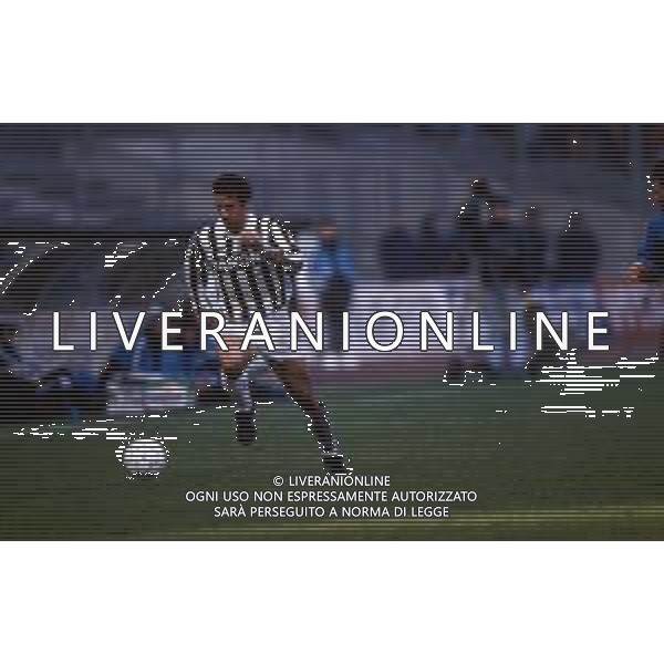 RETROSPETTIVA GIANLUCA VIALLI CALCIATORE NELLA FOTO CON LA MAGLIA DELLA JUVENTUS NEL 1993-1994 ©ARCHIVIO DFP/AG. ALDO LIVERANI SAS
