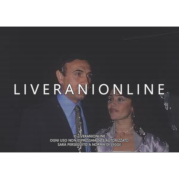 RETROSPETTIVA PIPPO BAUDO PRESENATORE TELEVISIVO NELLA FOTO PIPPO BAUDO CON ADRIANA RUSSO NELL\'ANNO 1981 AG ALDO LIVERANI SAS