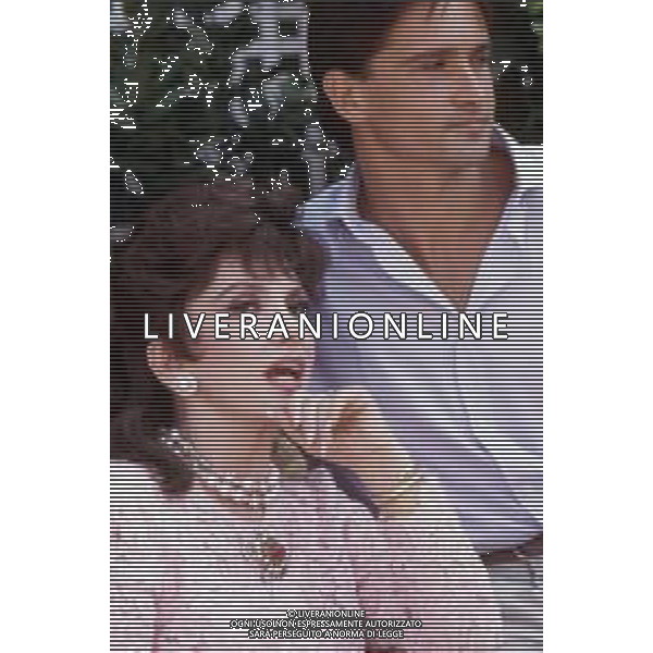 RETROSPETTIVA GINA LOLLOBRIGIDA ATTRICE NELLA FOTO CON IL FIGLIO ANDREA MILKO SKOFIC NEL 1988 ©DFP/ARCHIVIO AG. ALDO LIVERANI SAS