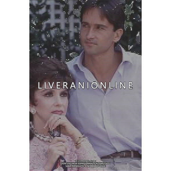 RETROSPETTIVA GINA LOLLOBRIGIDA ATTRICE NELLA FOTO CON IL FIGLIO ANDREA MILKO SKOFIC NEL 1988 ©DFP/ARCHIVIO AG. ALDO LIVERANI SAS