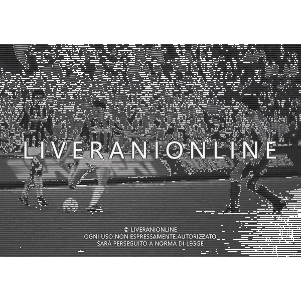 19-04-1989 MILANO SEMIFINALE DI RITORNO COPPA CAMPIONI MILAN-REAL MADRID 5-0 NELLA FOTO MARCO VAN BASTEN AG ALDO LIVERANI SAS