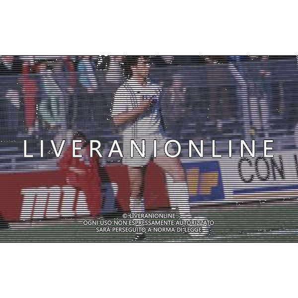RETROSPETTIVA LUCA PELLEGRINI CALCIATORE NELLA FOTO CON LA MAGLIA DELLA SAMPDORIA NEL 1988-1989 ©DFP/ARCHIVIO AGENZIA ALDO LIVERANI SAS